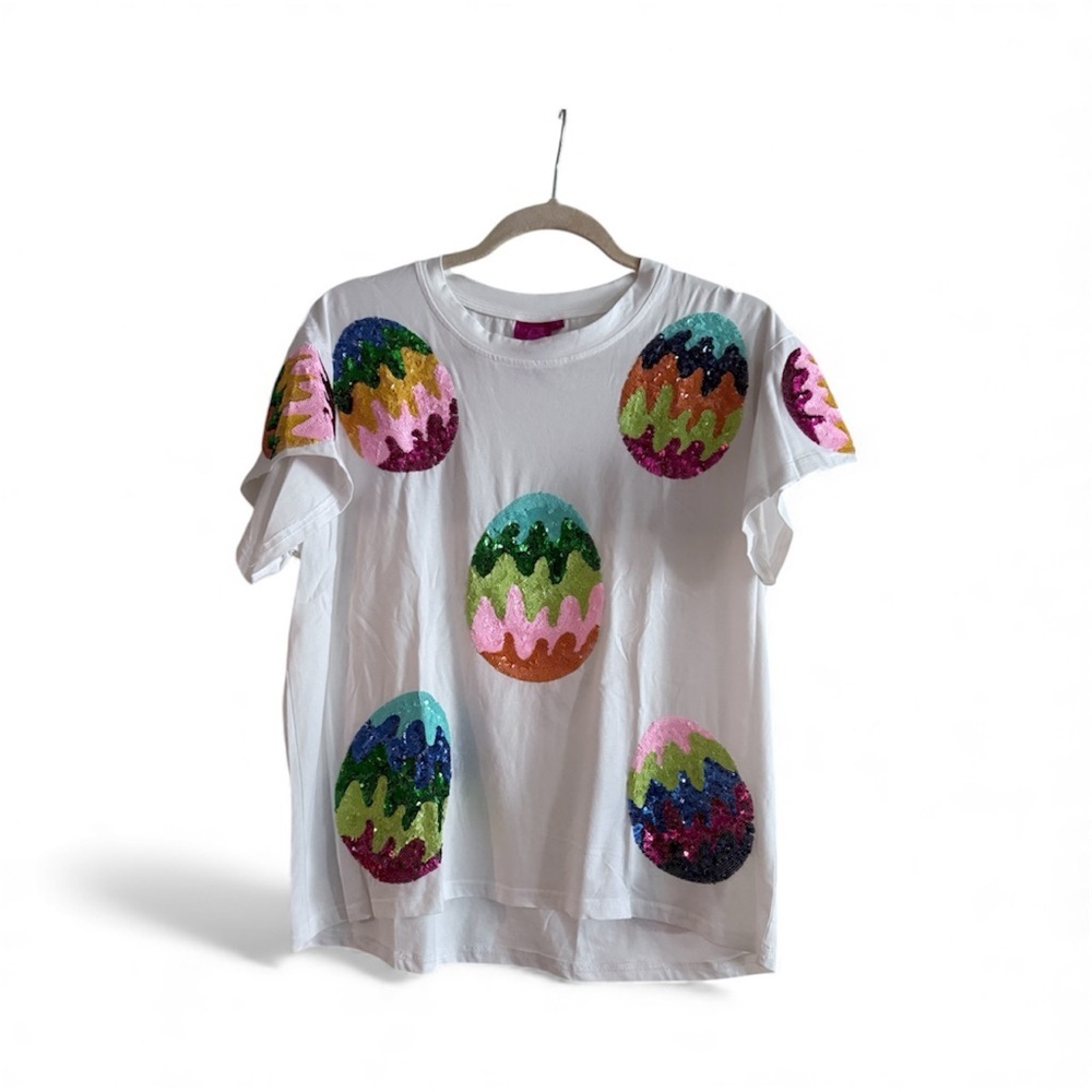 Queen of Sparkles | Groovy Easter Egg Tee | Sold Out Online​​